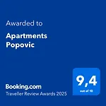 Апартаменти Popovic *